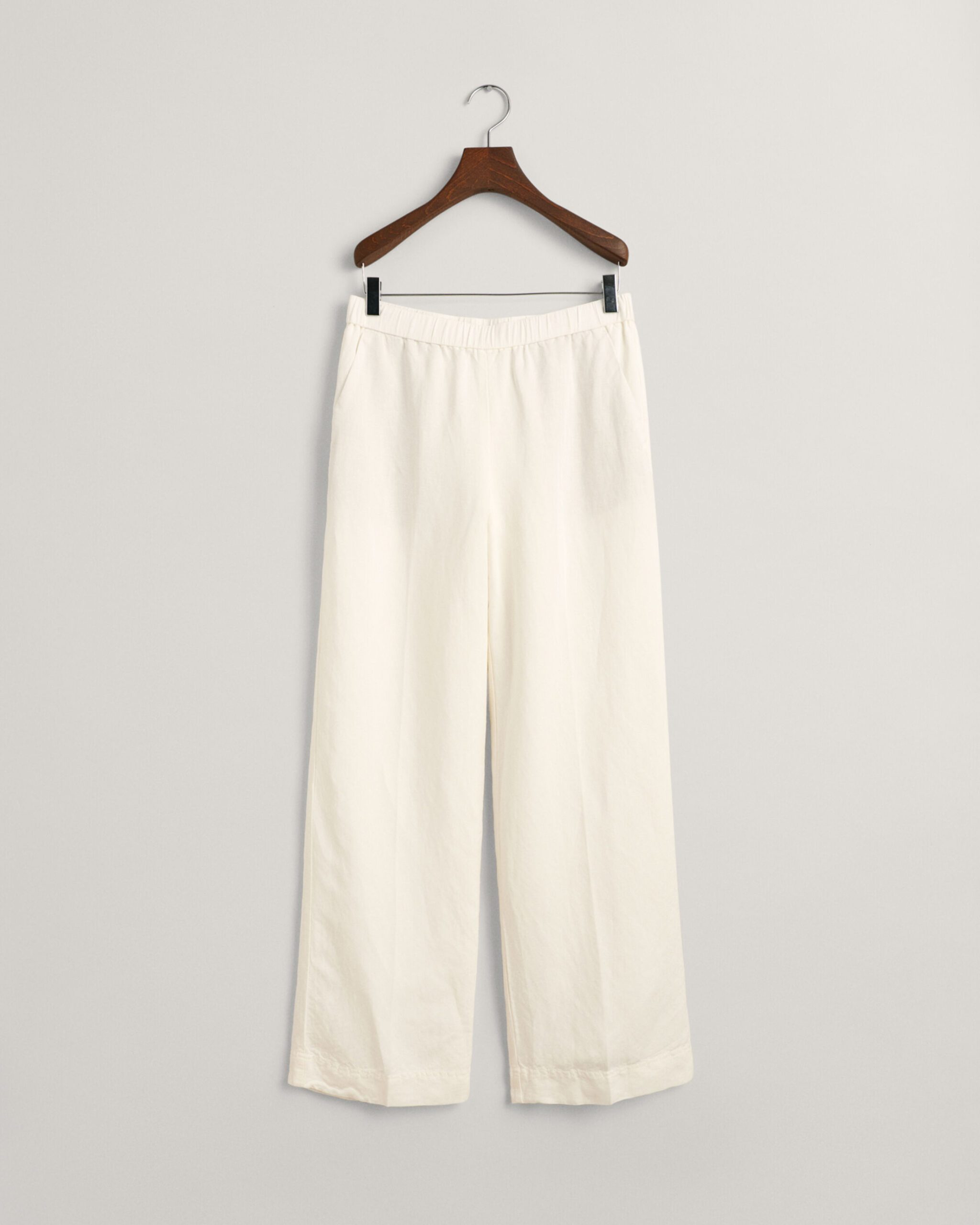 GANT RELAXED FIT LINEN BLEND PULL-ON PANTS